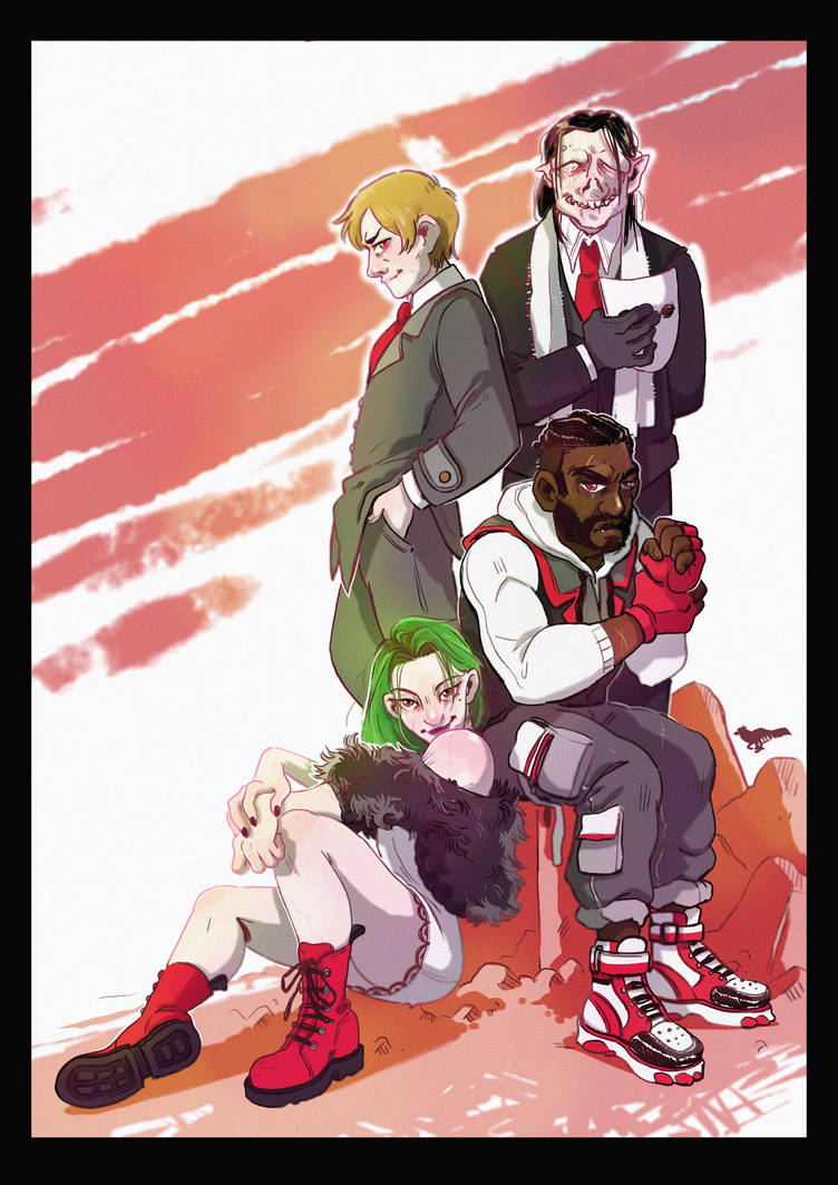 The vampires squad by ElenaWolftail on DeviantArt