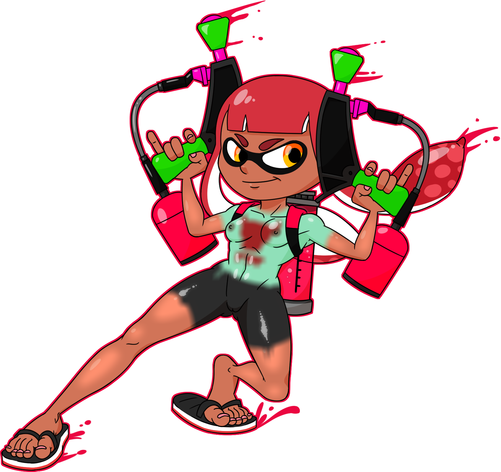 Splatoon Buff Splatoon - Geared Up by TheUrgeWithin on DeviantArt