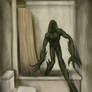 Monster in the bathroom or Dimensional Shambler