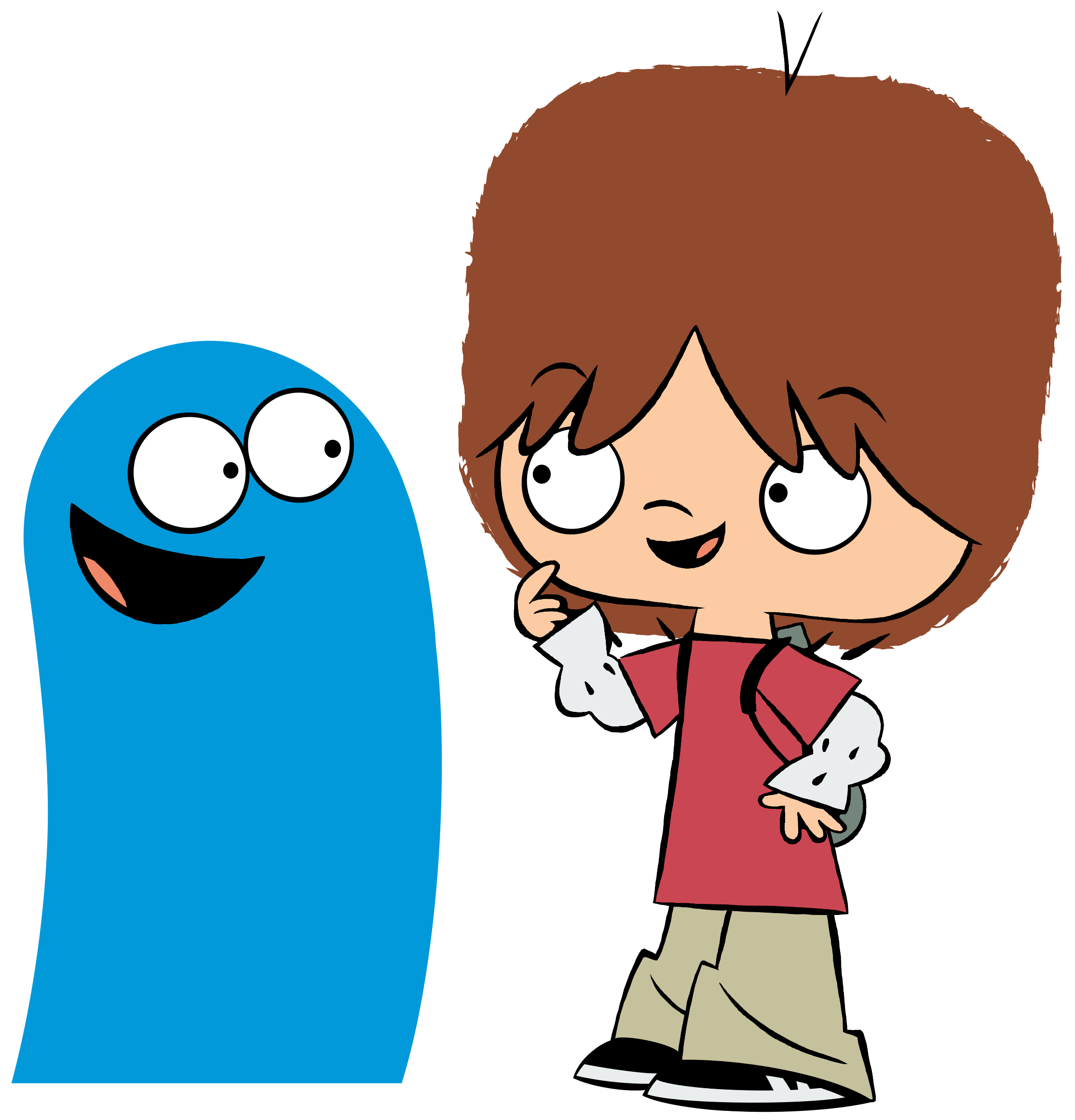 Mac and Bloo is Thinking (Render) by Cartoongeniuss on DeviantArt