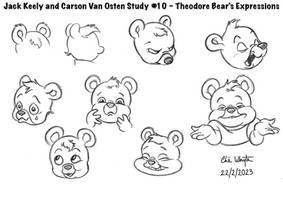 JKACVO Study #10 - Theodore Bear's Expressions