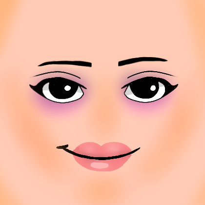 Someone said the face I drew looked like the Roblox woman's face