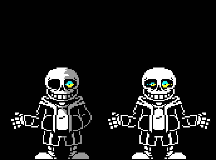Sans fight Hard mode Project by Comet Ladder