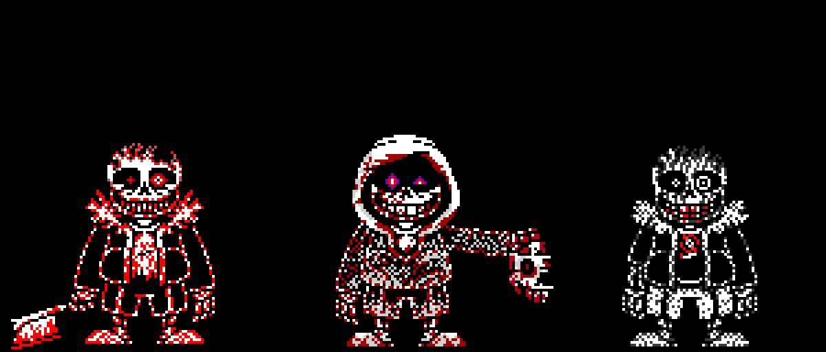 Insanity!Murder Time Trio - Phase 1 (My Take) by metalix404 on DeviantArt