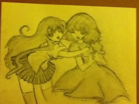 Two anime girls:) by HowlForLife on DeviantArt