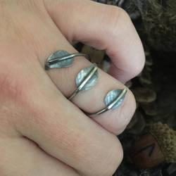 Yggdrasil inspired Leaf and Vine Ring