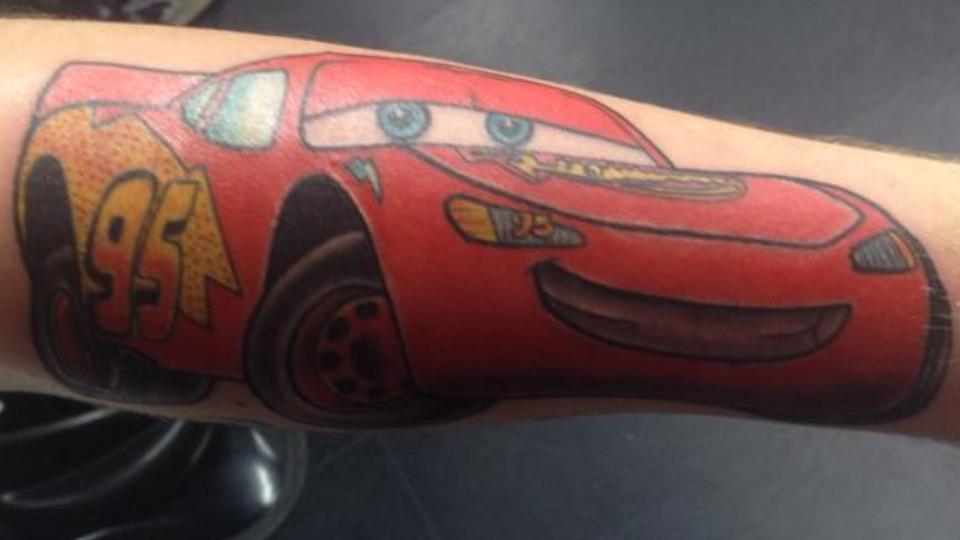 Lightning McQueen tattoo by MrAndersIversen on DeviantArt