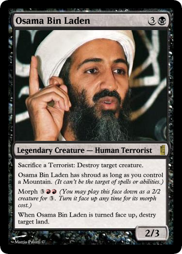 Magic: Osama Bin Laden by Tia86 on DeviantArt Magic: Osama Bin Laden by Tia86 on DeviantArt