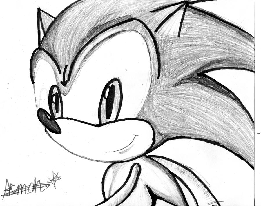 Sonic the hedgehog sketch