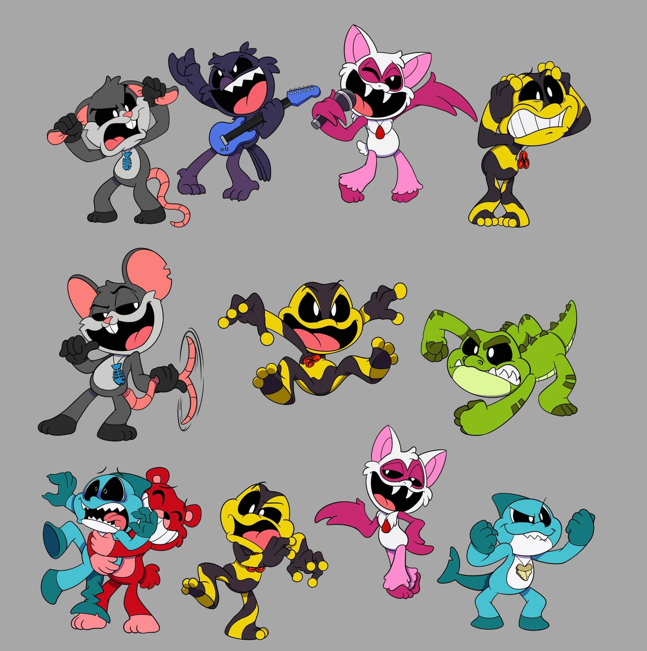 Dark Critters Nightmare critters doodles (Part 3) by DraconicDrawz on DeviantArt