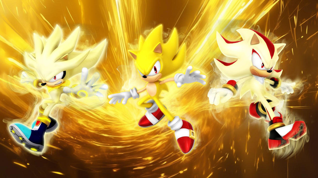 Super Sonic, Super Shadow and Super Silver (1) by SonicLover82 on ...