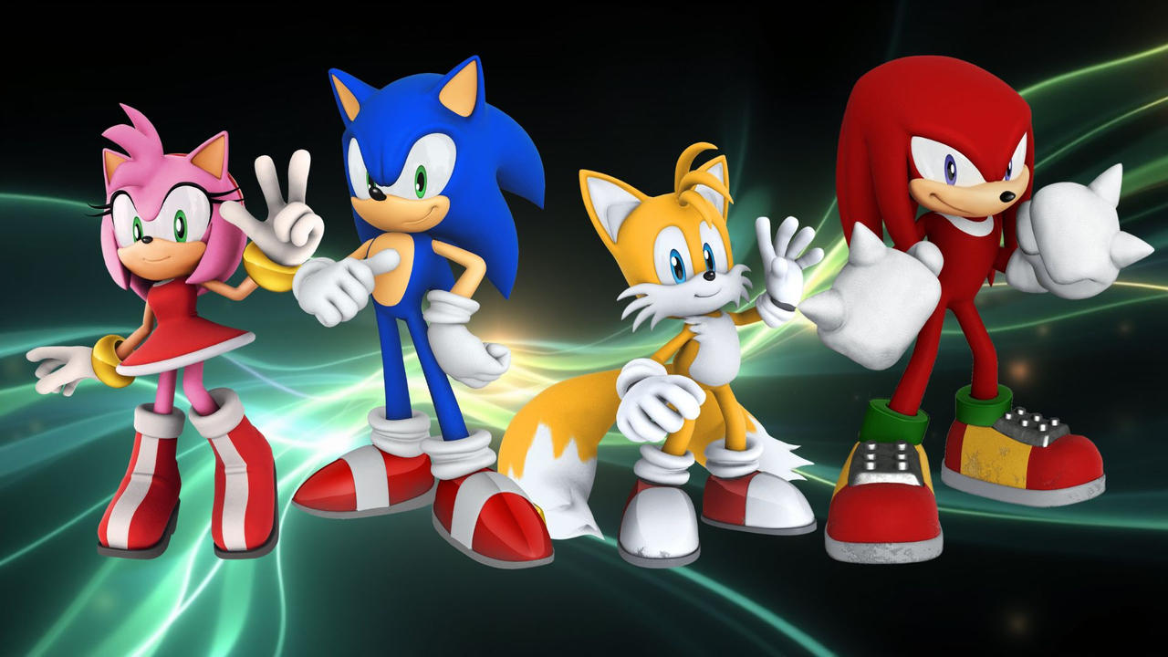 Sonic, Tails, Knuckles and Amy (1) by SonicLover82 on DeviantArt