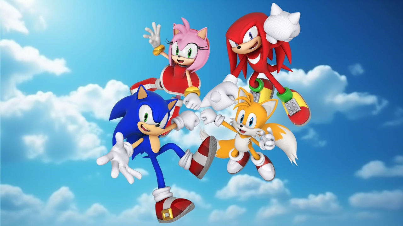 Sonic, Tails, Knuckles and Amy (2) by SonicLover82 on DeviantArt
