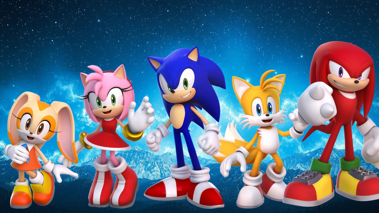 Sonic, Tails, Knuckles, Amy and Cream (1) # by SonicLover82 on DeviantArt