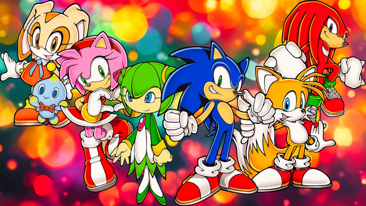 Sonic, Tails, Knuckles, Amy, Cream, Cosmo (1) by SonicLover82 on DeviantArt