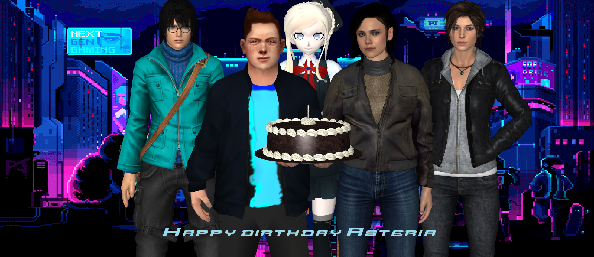 Happy birthday to Asteria by Ghost-kun184 on DeviantArt