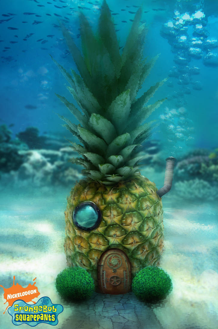 Who lives in a pineapple under the sea? by johnsonting on DeviantArt