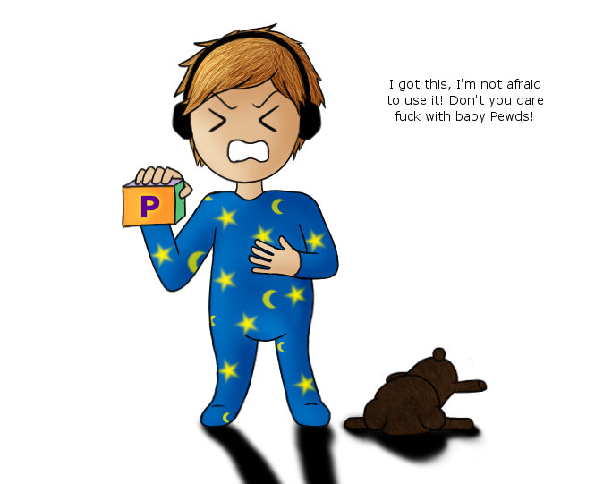 PewDiePie - Among the Sleep Fanart