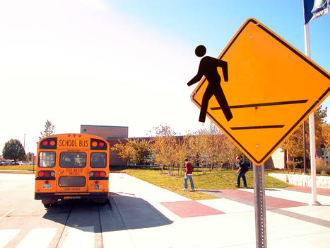 crosswalk sign