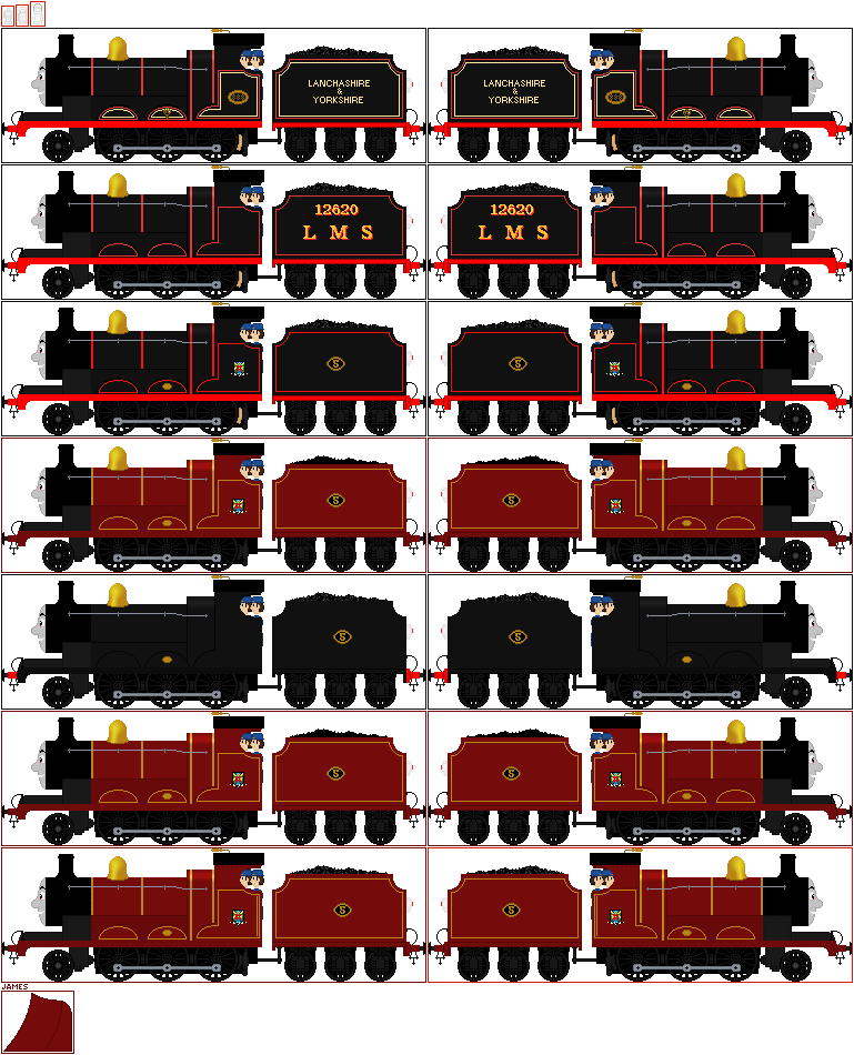 James the red engine (TVS,S1) V2 by Thomasfan95 -- Fur Affinity