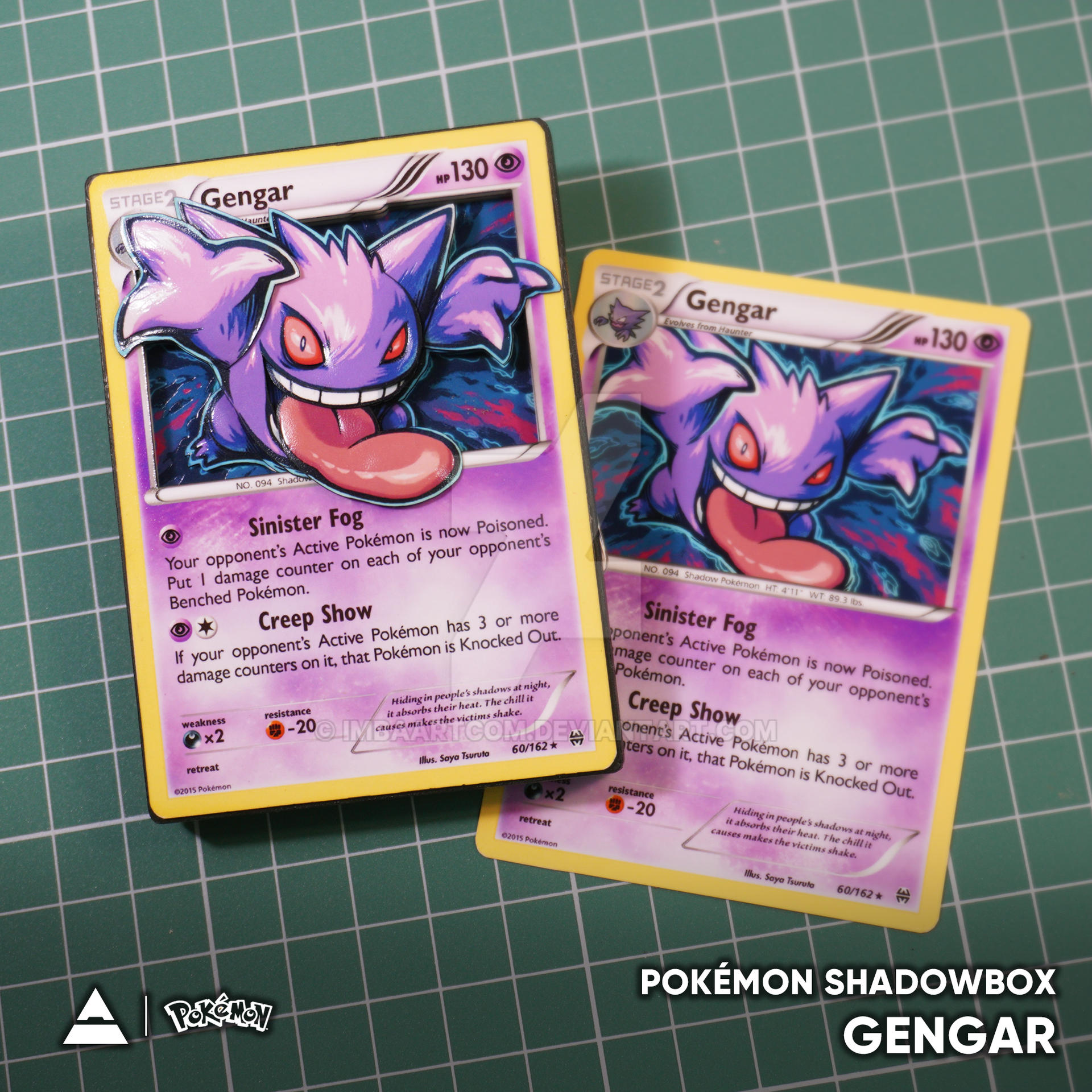 Pokemon Card - #94 Gengar Shiny by Nova-Nebulas on DeviantArt