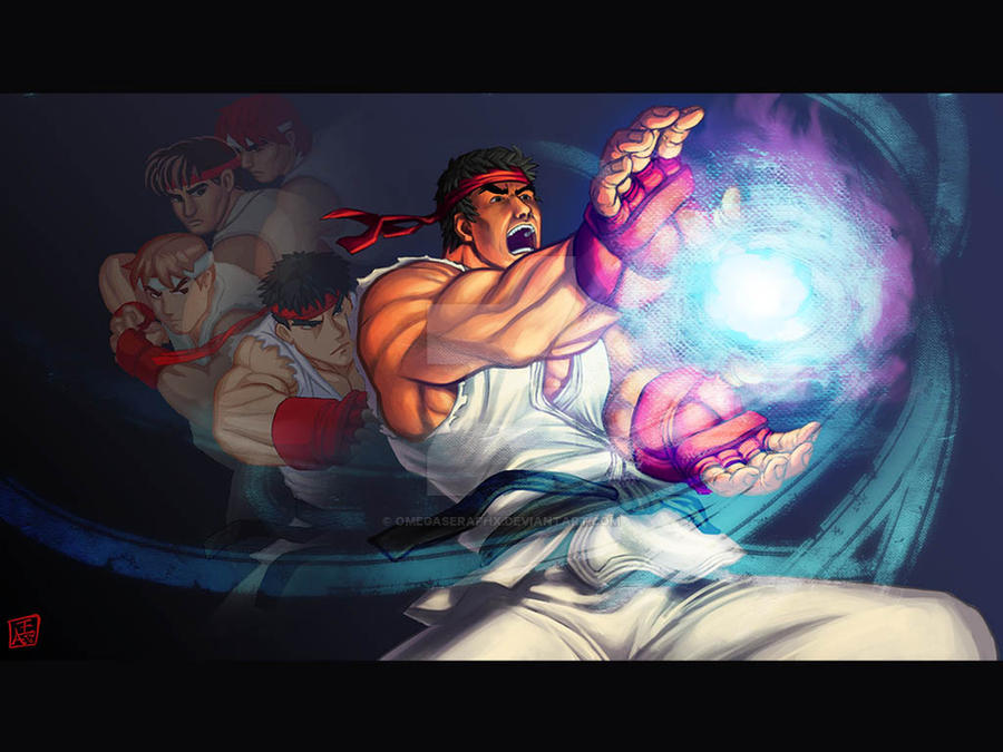 25 years of Hadouken by omegaseraphx on DeviantArt