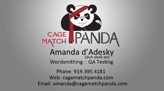 Manda's New Business Card