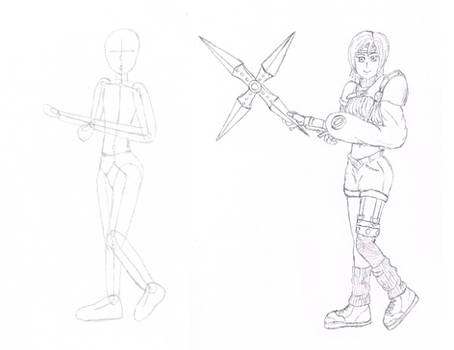 Yuffie Kisaragi Sketch