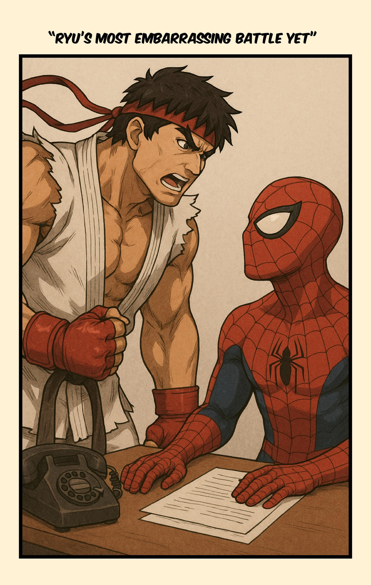 Hurt Ryu Ryu*s Most Embarrassing Battle Yet (cover) by sassygrecian on DeviantArt
