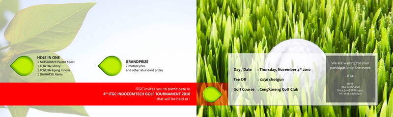 Golf Invitation Inside