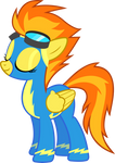 Spitfire with closed eyes