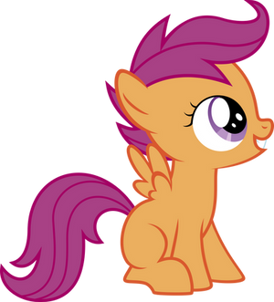 sitting Scootaloo