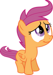 puppy-eyed Scootaloo by BaumkuchenPony