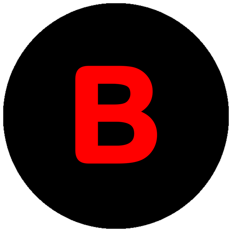 Xbox one button b red by NewR160anime on DeviantArt