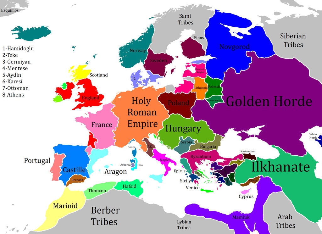 Europe In 1300 By DinoSpain On DeviantArt europe-in-1300-by-dinospain-on-deviantart