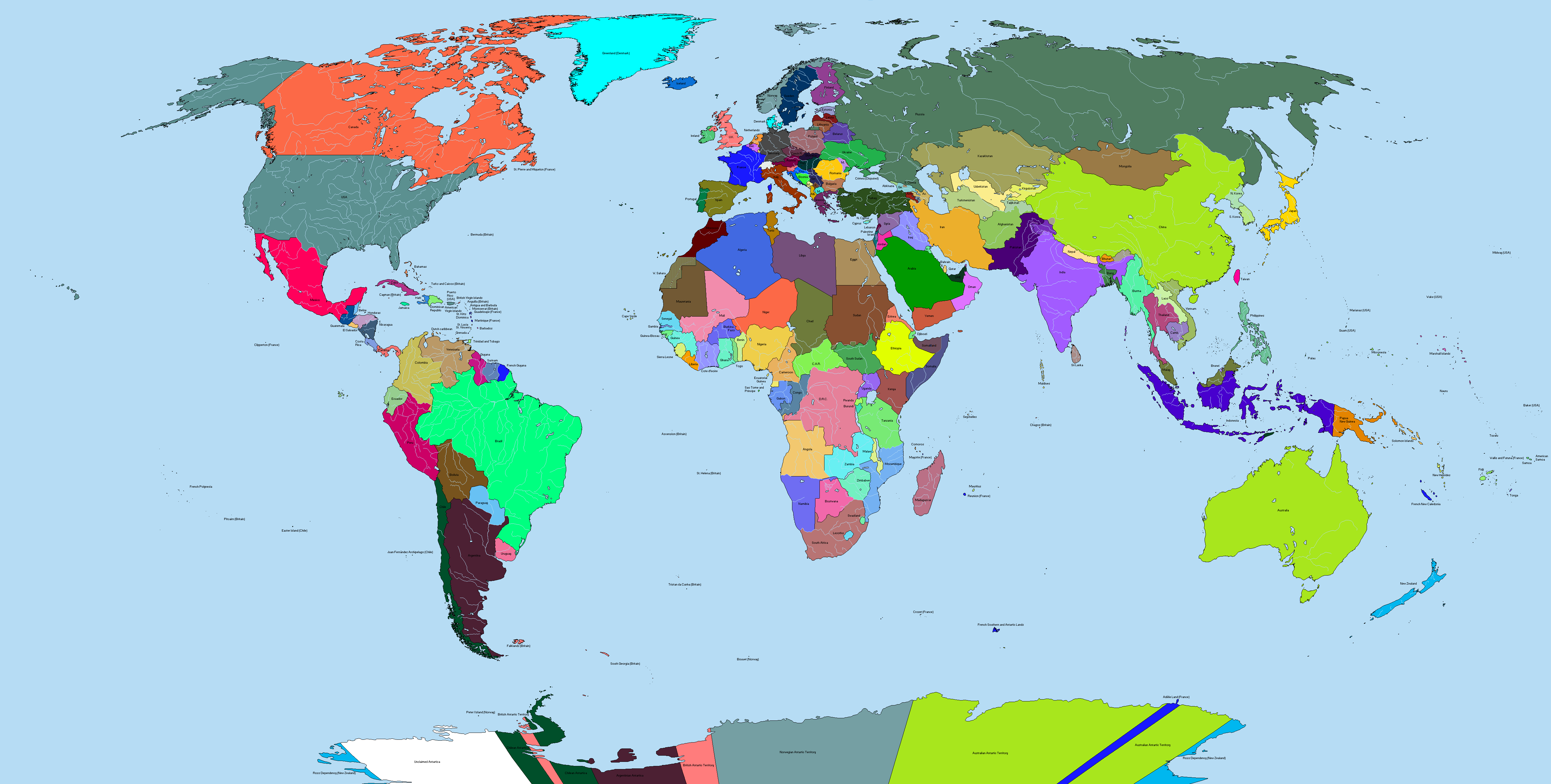 World Political Map V.2.