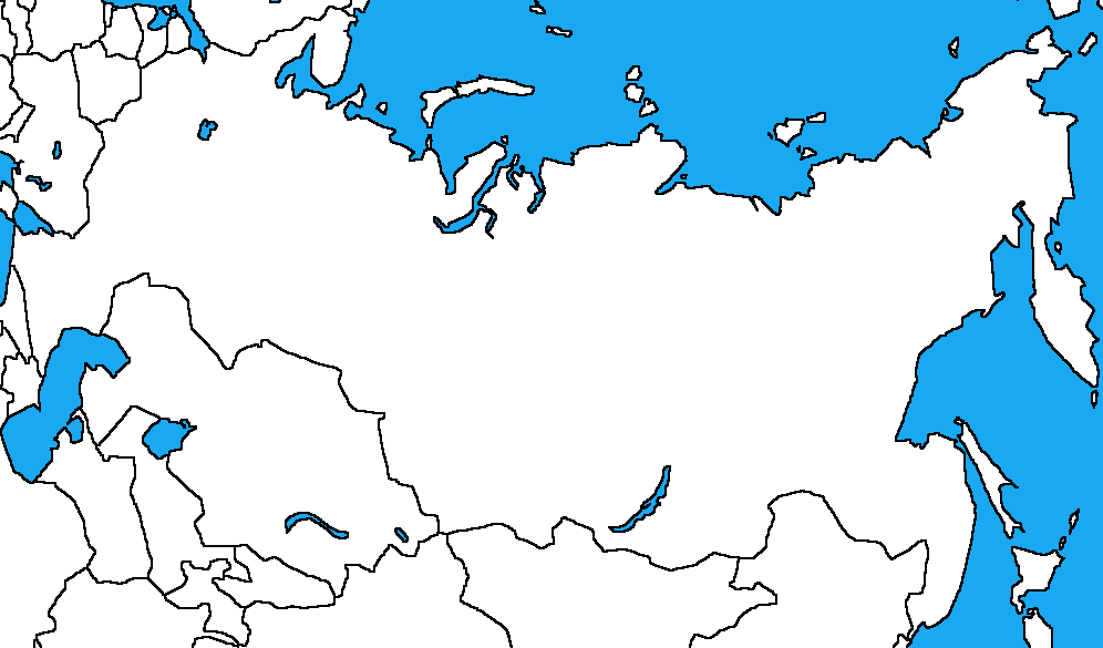 map of russia