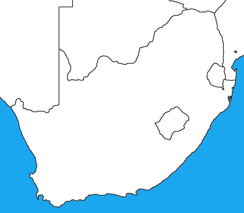 Blank South Africa Map blank-south-africa-map