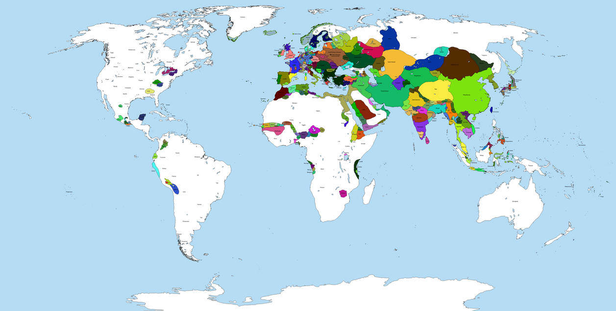 1455 Map The World in 1450 by DinoSpain on DeviantArt