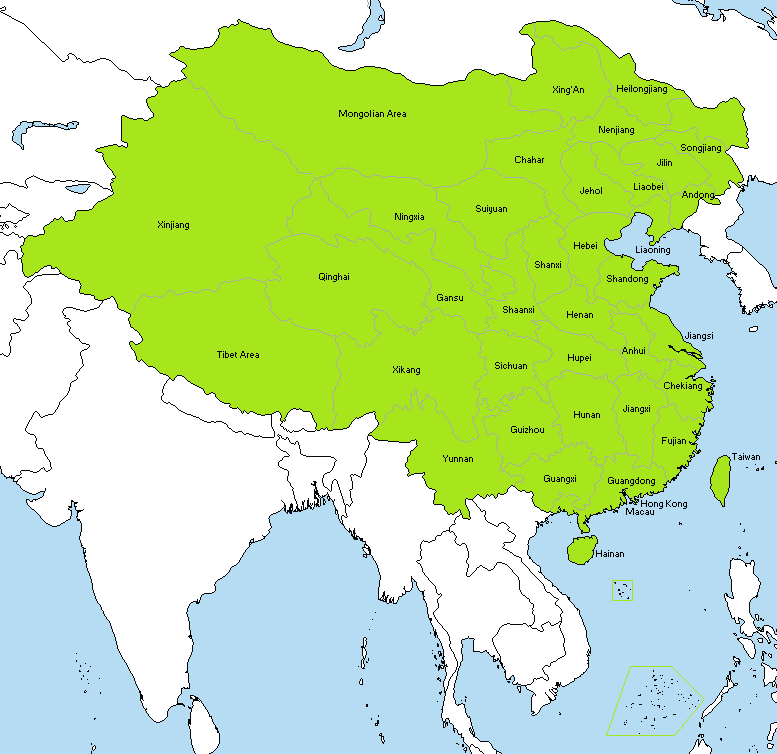 Deviantart China Map Republic of China by DinoSpain on DeviantArt