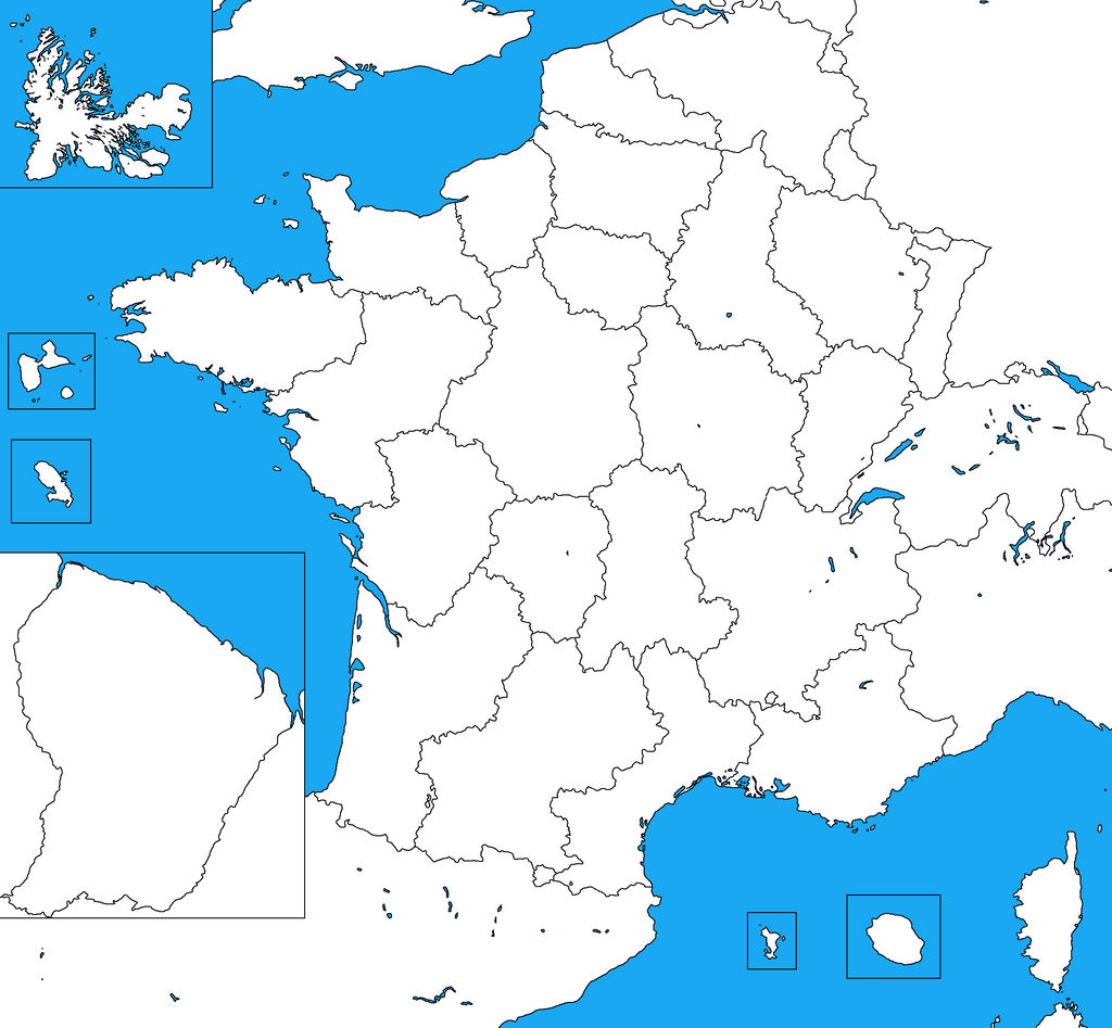Blank map of France by DinoSpain on DeviantArt