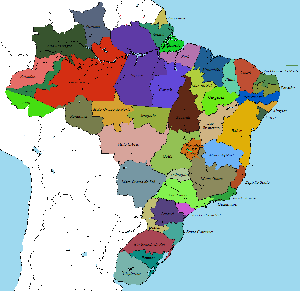 Proposed States Of Brazil By Dinospain On Deviantart