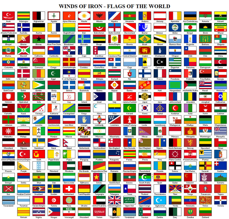 Winds Of Iron Flags Of The World By Dinospain On Deviantart