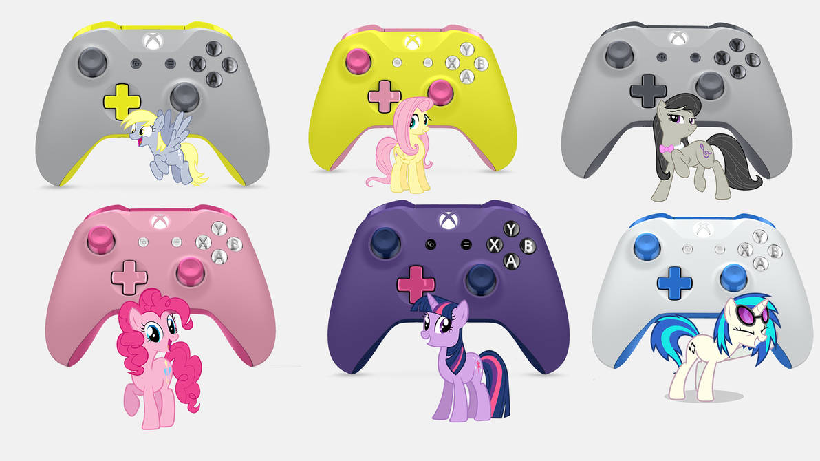 MLP Xbox Design Lab Controllers by SketchMedia