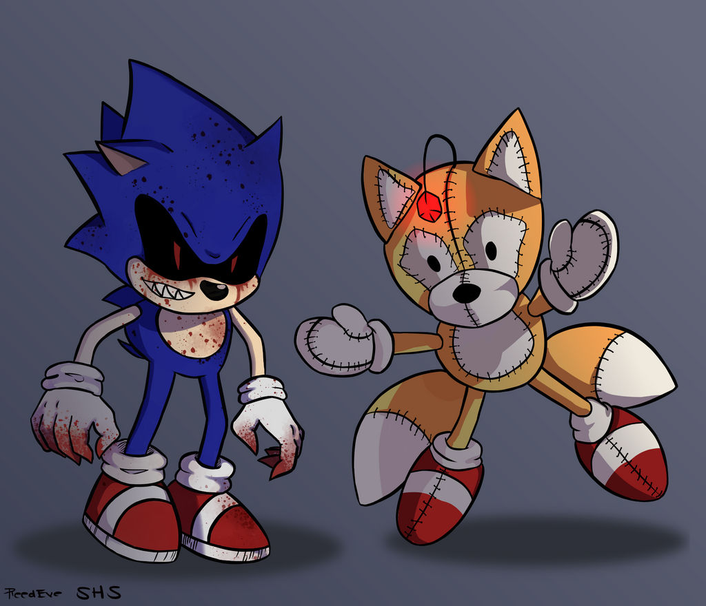 sonic.exe y tails doll Chefcito uwu - Illustrations ART street