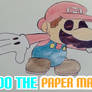 The Mario Brother Made out of Paper