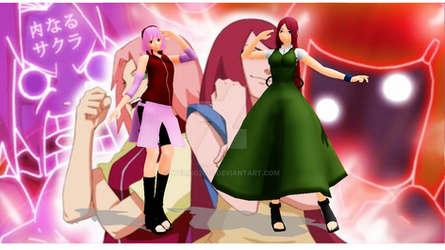 Uzumaki kushina and Haruno Sakura