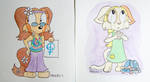 Suzette and Tiff watercolors by chrispco