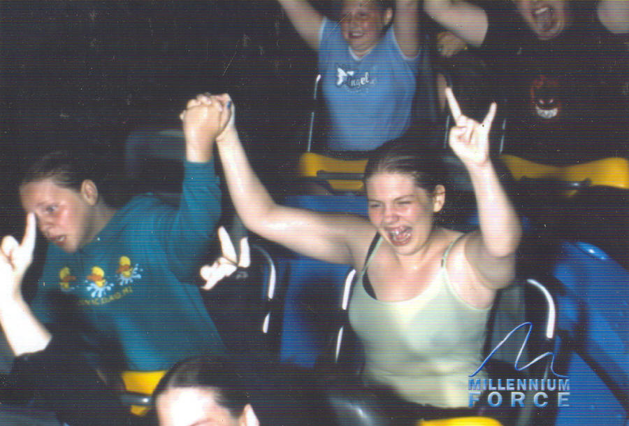 People Riding Millenium Force .Millennium Force. by DeadlyNightShadeT on DeviantArt