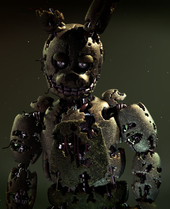 Springtrap by ACRAZYRABBIT on DeviantArt